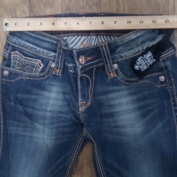 Rock Revival Women's 26 Straight Debbie Embellished Bejeweled Rhinestones NWOT - Picture 8 of 12